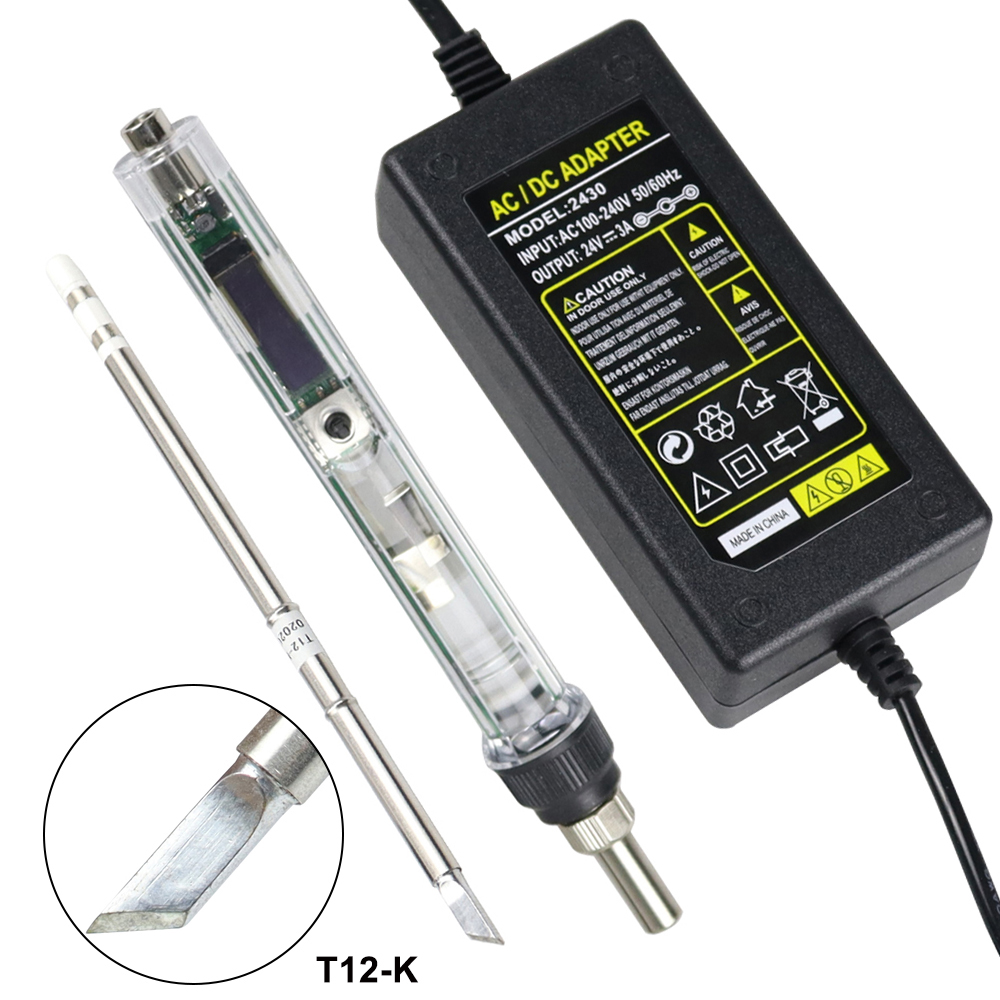 T12 Soldering Station Oled - T12 전기 납땜 인두 키트 DC