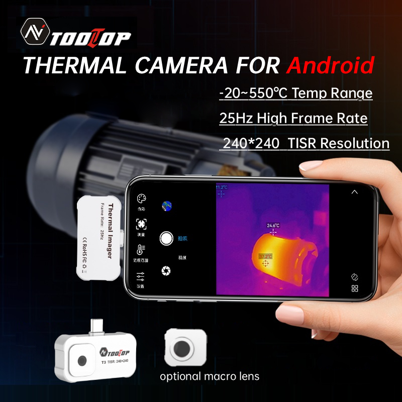 Thermal Imaging Camera Pcb Repair - 안드로이드용 TOOLTOP T3 적외선 열화상 카메라