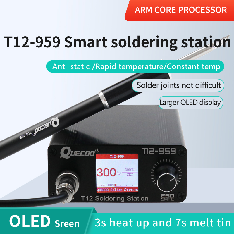 T12 Soldering Station Oled - T12-959 V5.1 납땜 스테이션 전자 납땜