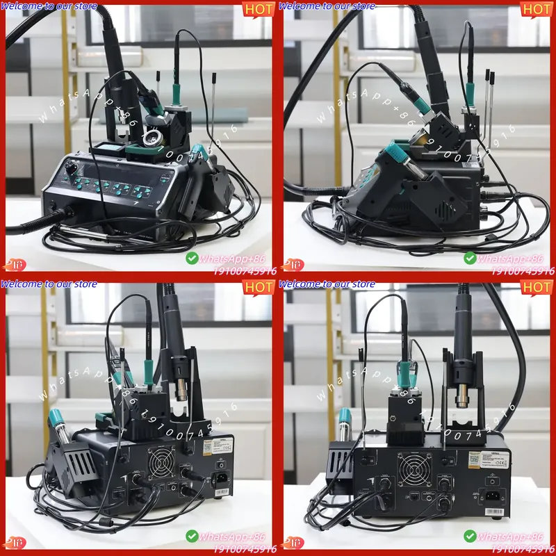 Desoldering Pump Electric Vacuum Station - 2026 YIHUA-948D IV 5-in-1 납땜 스테이션