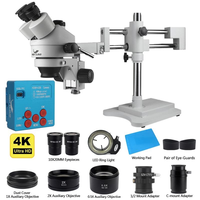 4K 48MP HDMI USB 산업용 카메라 3.5배- - Simul-Focal Industrial Microscope 4K Hdmi 리뷰 및 가격