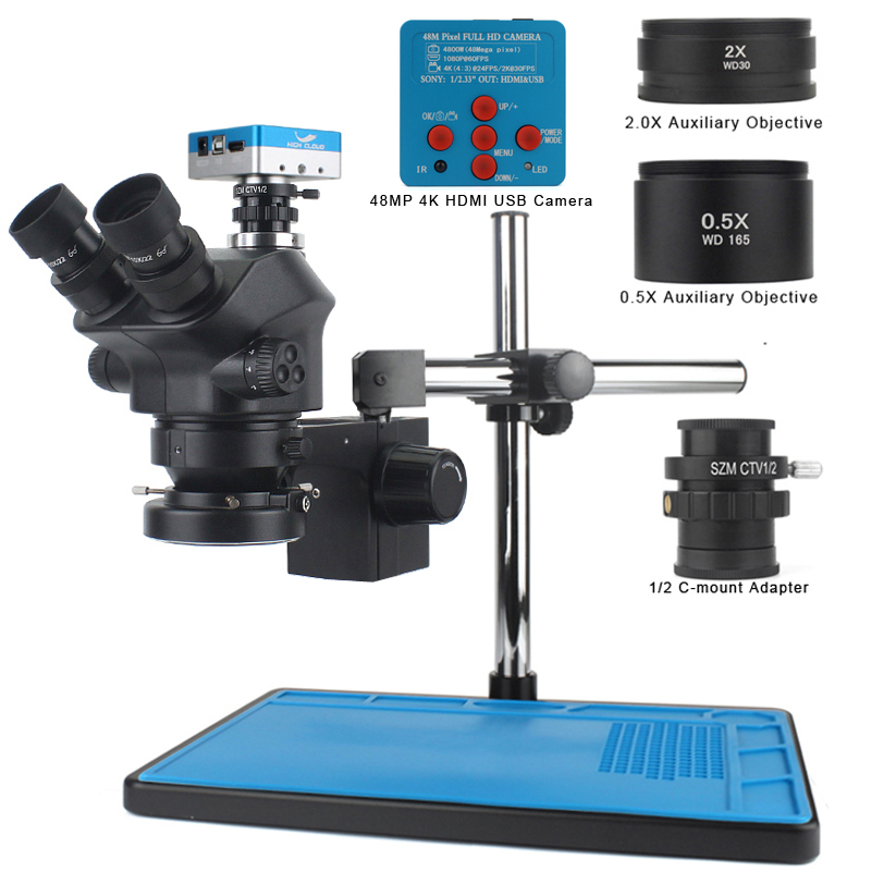 48MP 4K HDMI USB 비디오 카메라 동시 초점 - Simul-Focal Industrial Microscope 4K Hdmi 리뷰 및 가격