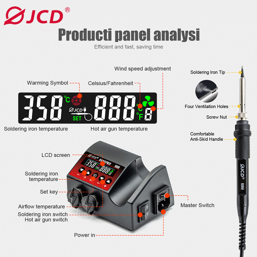 750W SMD 재 작업 납땜 스테이션 2 in 1 뜨 - 2 In 1 Soldering Rework Station 750W 리뷰 및 가격