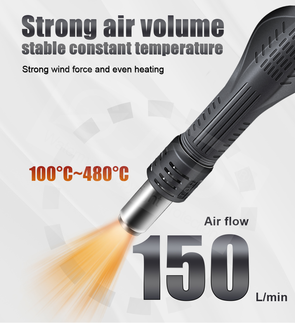 JCD 8206 2 in 1 디지털 디스플레이 열풍기  - 2 In 1 Soldering Rework Station 750W 리뷰 및 가격