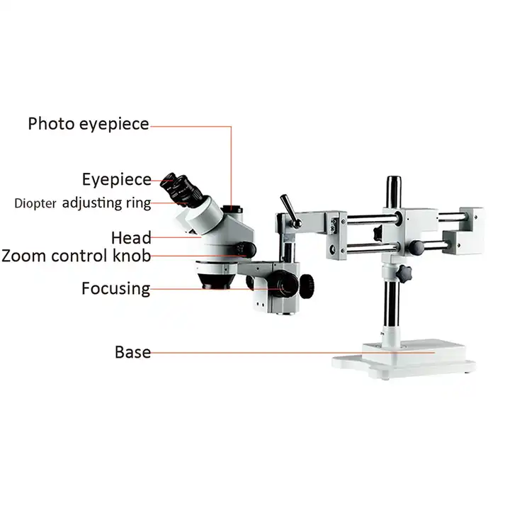 7X-45X 줌 스테레오 제조용 용접 삼각 거울 스테레 - Trinocular Stereo Microscope 7X-45X 리뷰 및 가격