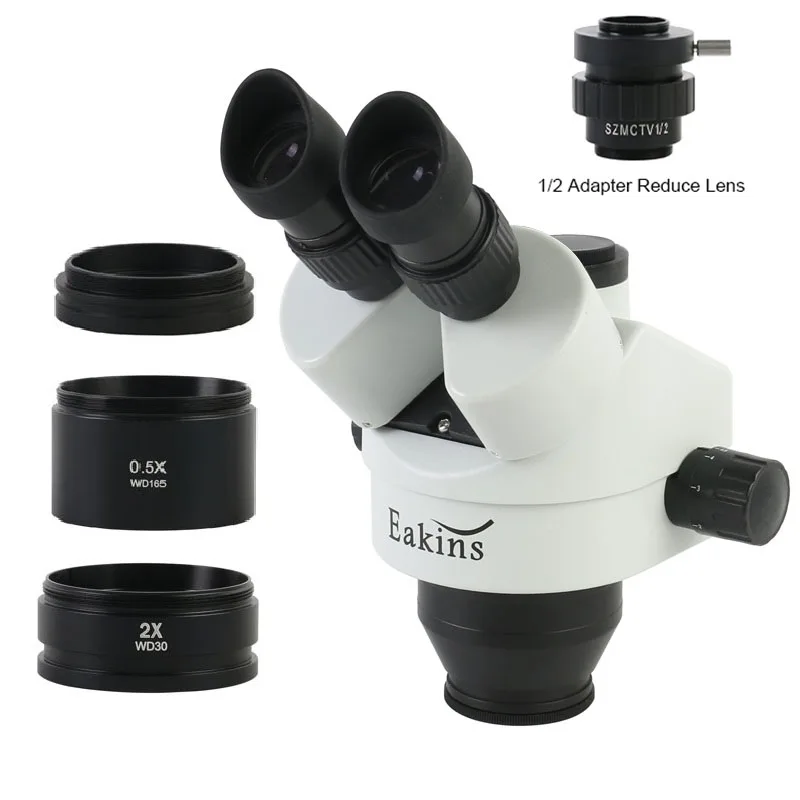 7X 90X 삼안 스테레오 현미경 WF10X/22mm  - Trinocular Stereo Microscope 7X-45X 리뷰 및 가격